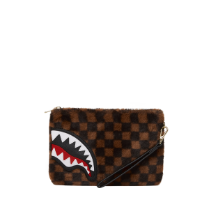 FURRR SHARKS IN PARIS CROSSOVER CLUTCH