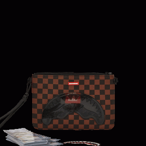 SHARKS IN PARIS CLEAR FOR TAKEOFF CROSSOVER CLUTCH WITH STRAP