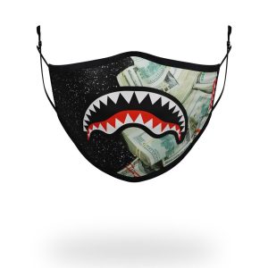 ADULT PARTY SHARK FORM FITTING FACE MASK