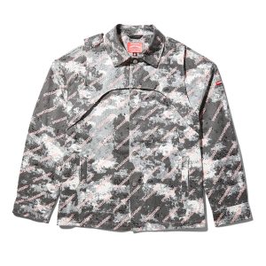 DOUBLE YOKE SNAP FRONT JACKET (GREY)