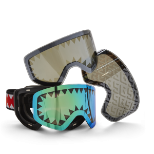SKY HIGH SEEKERS ARCTIC SKI GOGGLES (3 INTERCHANGEABLE LENSES)