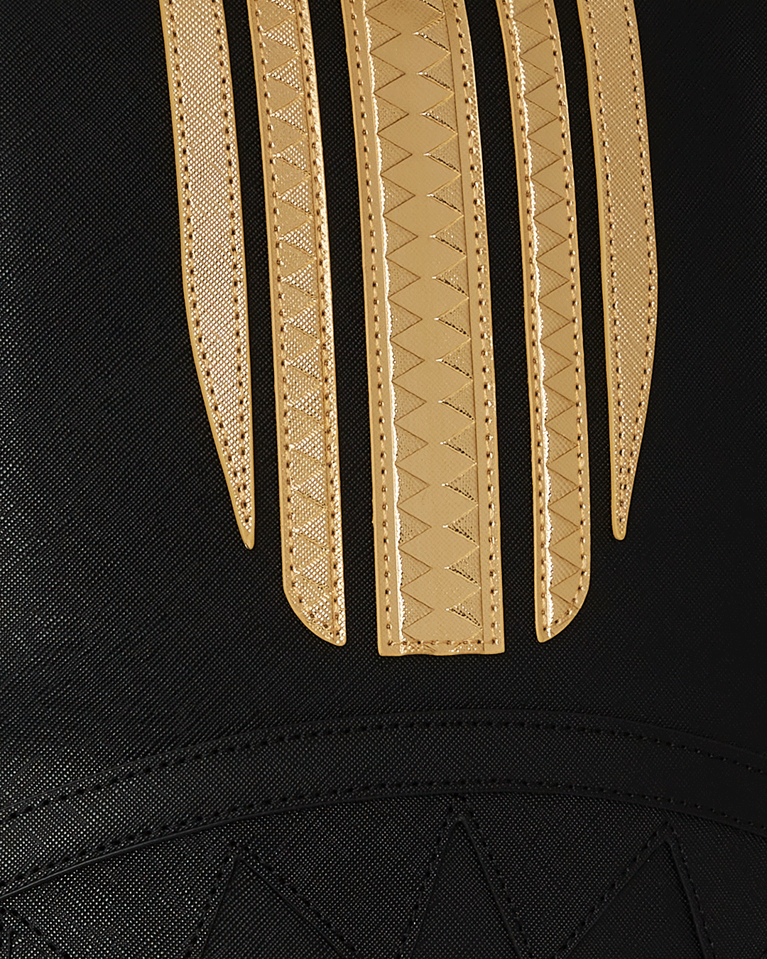 GOLD AND BLACK RACING STRIPES BACKPACK - Image 15