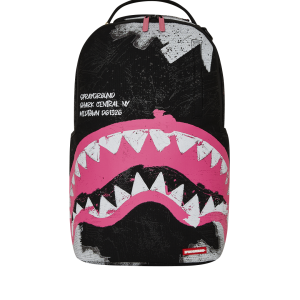 SHARK CENTRAL ACRYLIC ART DLX COTTON BACKPACK